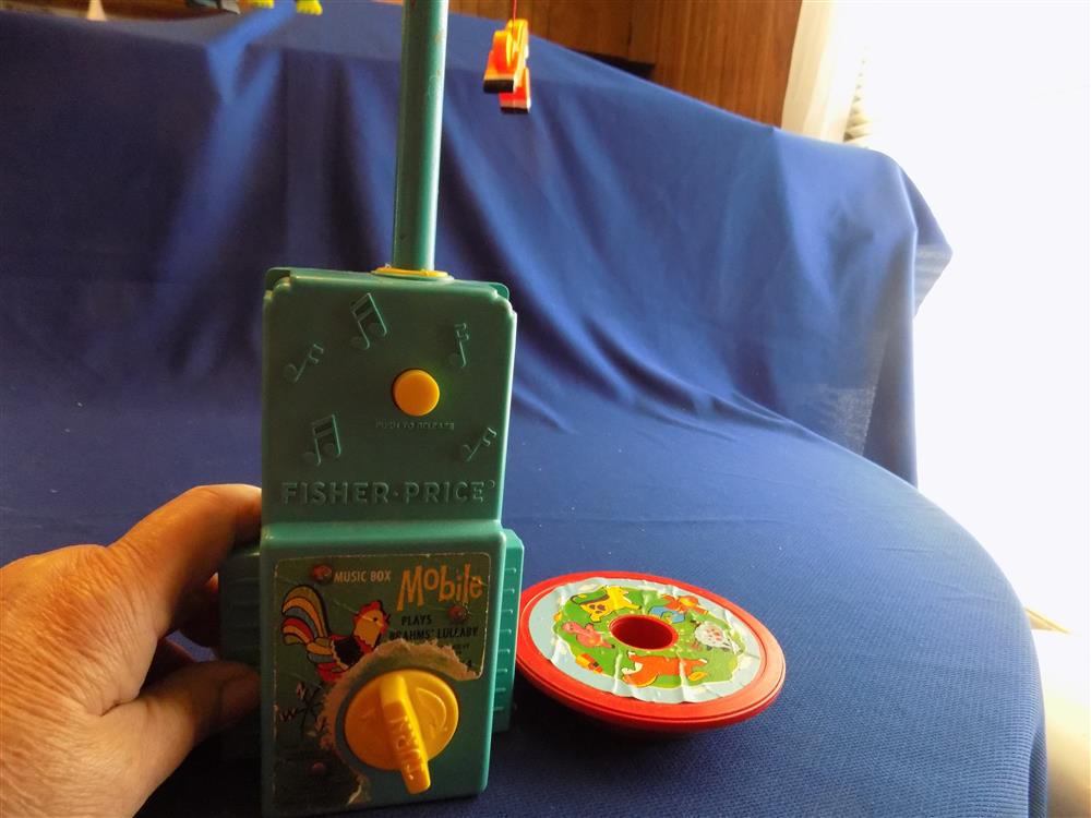 Fisher Price Crib and Playpen Music Box Mobile 174 for sale