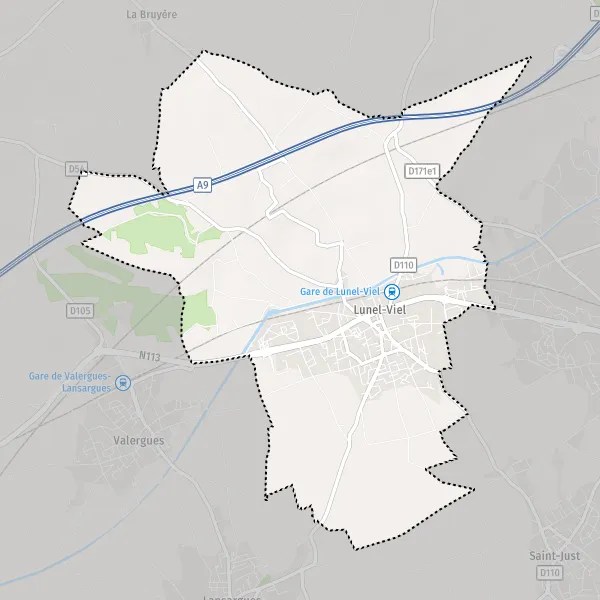 Plan LunelViel carte de LunelViel (34400) et infos pratiques