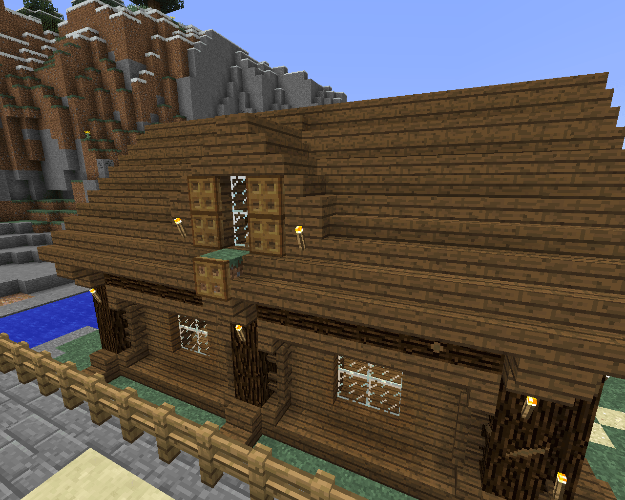 Minecraft Structure Minecraft Pavillon en sapin
