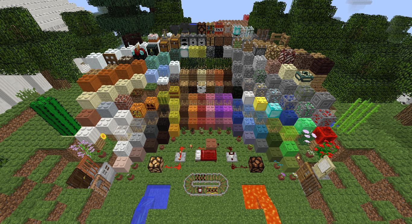 Minecraft Texture Minecraft LEGO Block Model 1.0 (1.8.8)