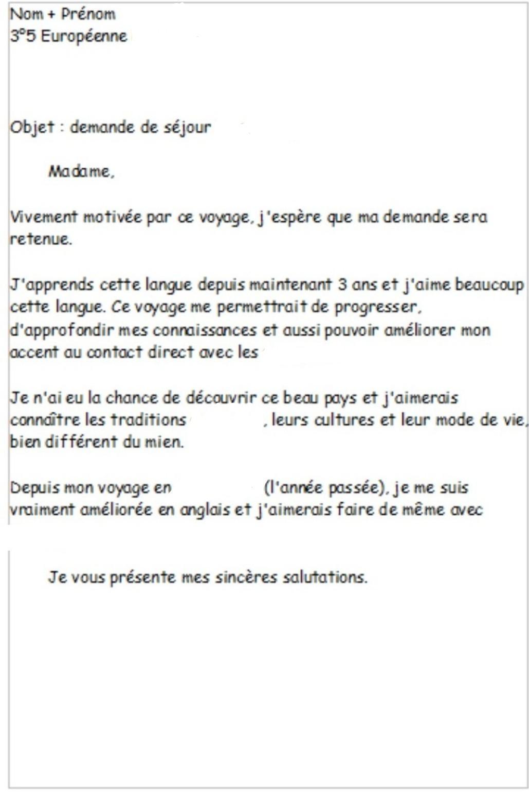 Bonsoir, j'ai besoin de votre aide pour une lettre de