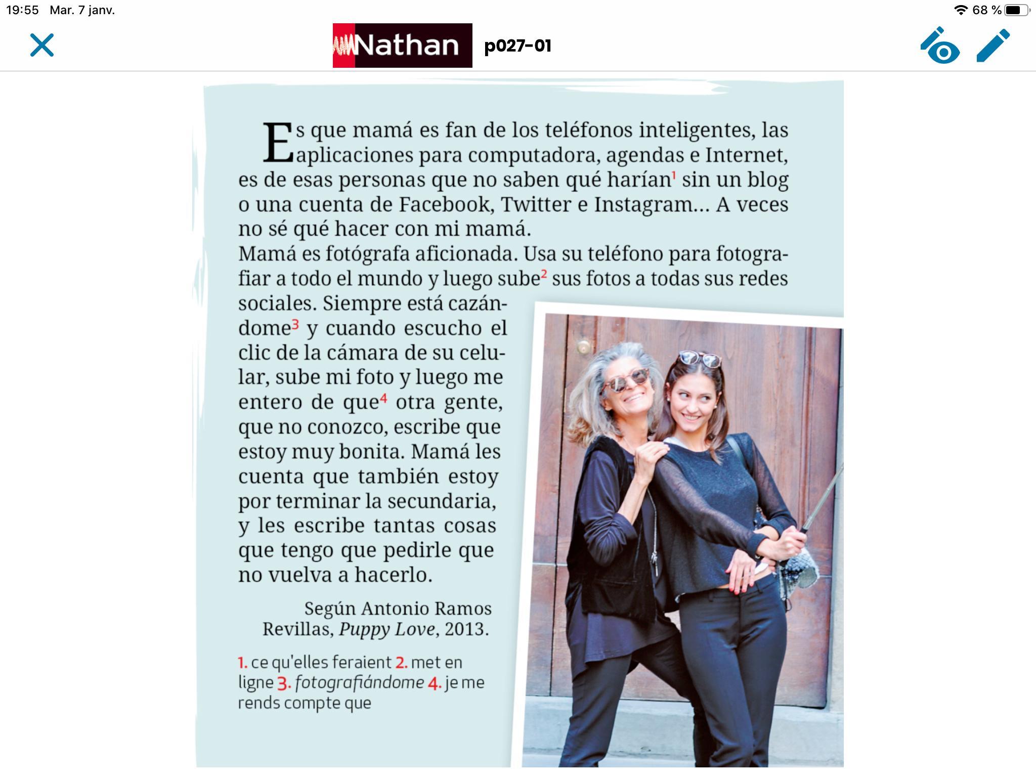 Bonsoir j'ai 6 question à faire pour l'espagnol mais je n'y arrive