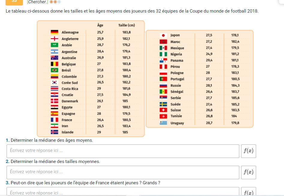 Bonjour je bloque à cette exercice ci dessous. Ce sont des
