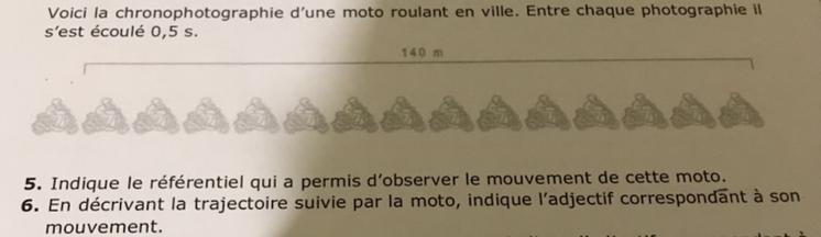 Bonjour voici un exercice que je dois faire pour demain et