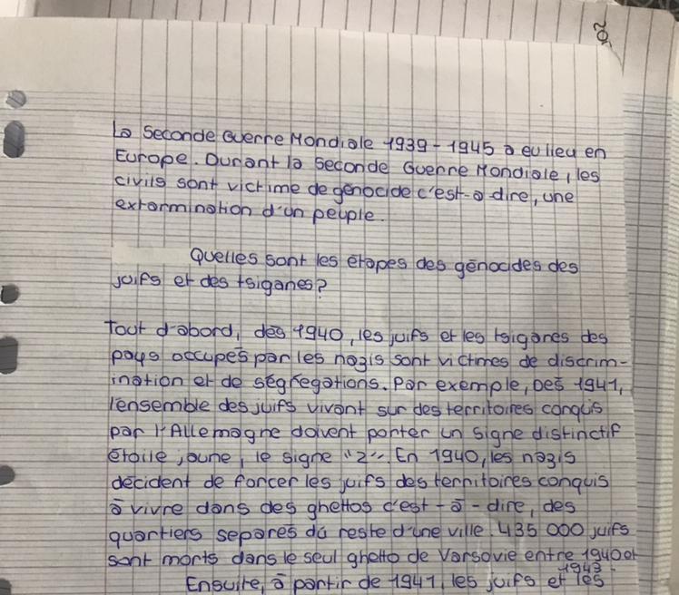 Bonsoir, quelqu’un peut me compléter mon développement construit s’il vous plaît en suivant les