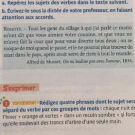 bonjour je dois imaginer la réponse de rosette à perdican quelqu’un