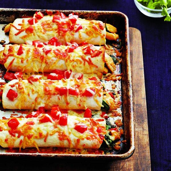 Enchiladas au poulet Châtelaine