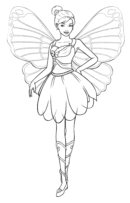 Coloriage Barbie