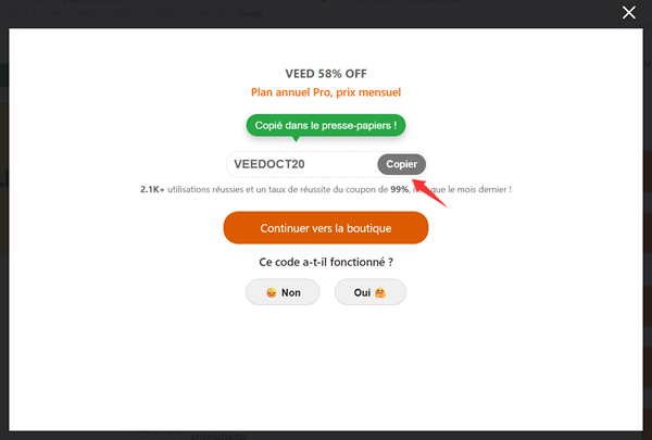 Guide d'utilisation des coupons
