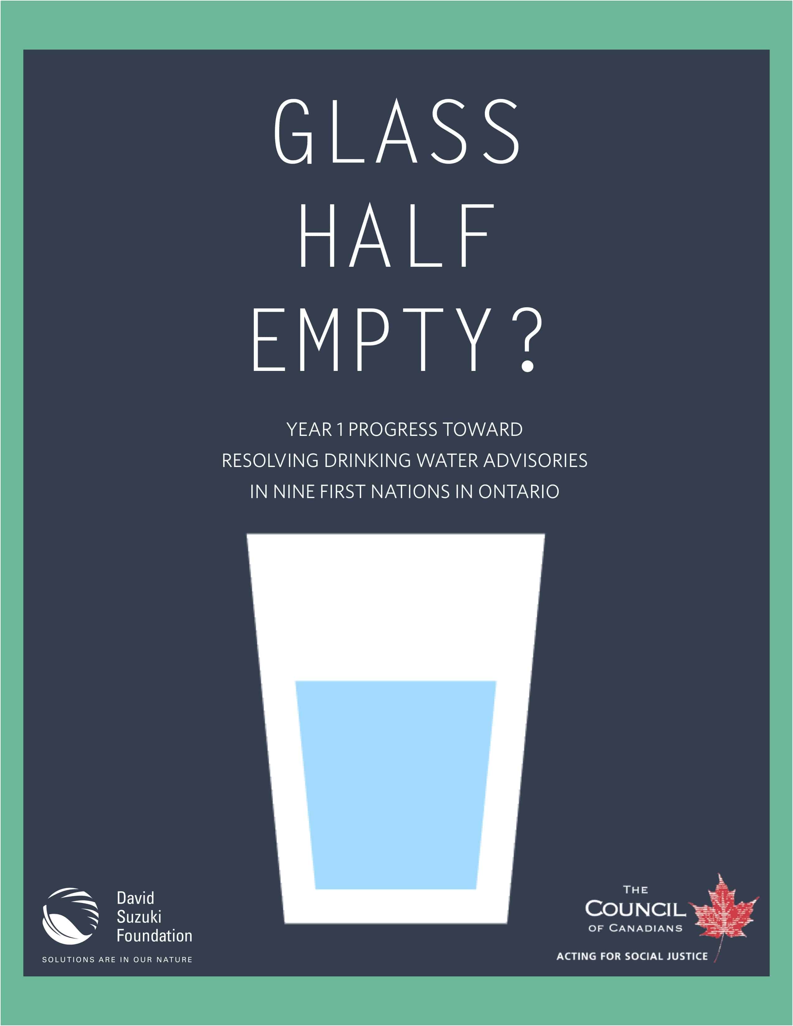 Glass Half Empty? Year 1 Progress Toward Resolving Drinking Water