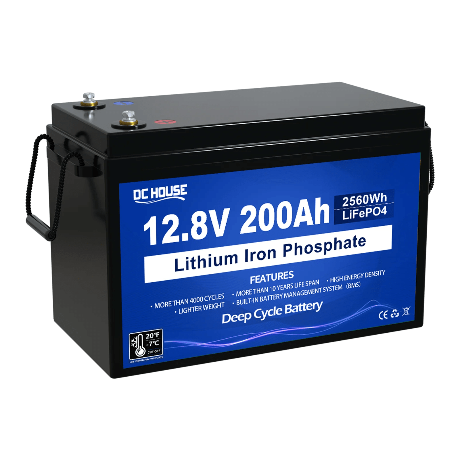 Batterie lithium LiFePO4 12V 100Ah DC HOUSE