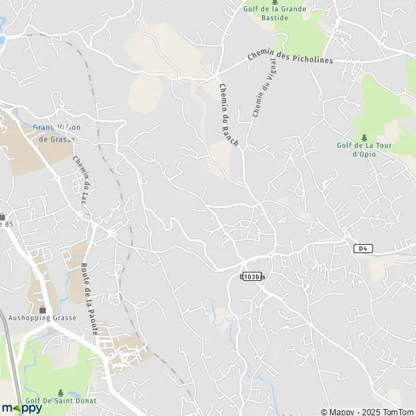 Plan Plascassier carte de Plascassier (06130) et infos pratiques