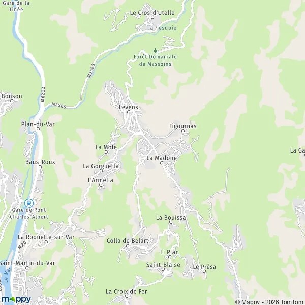 Pain Points De "Levens Carte" Plan levens carte de levens (06670) et infos pratiques