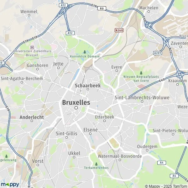 Plan Bruxelles carte de Bruxelles (1000) et infos pratiques