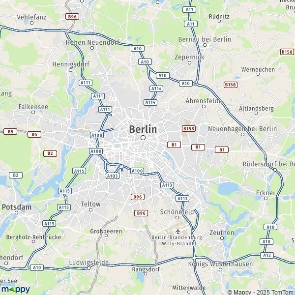 Plan Berlin carte de Berlin (10115) et infos pratiques