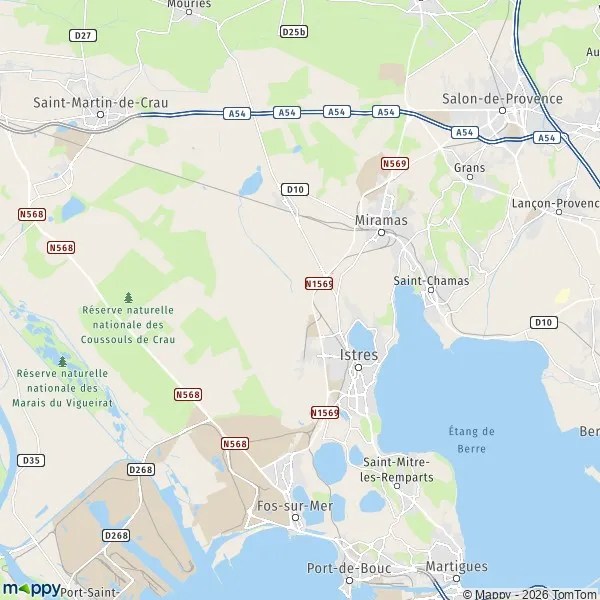 Les Défis À Surmonter Lors D'une Visite À Istres Plan de Istres Voyages Cartes