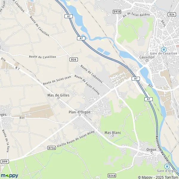 Plan carte de (13750) et infos pratiques