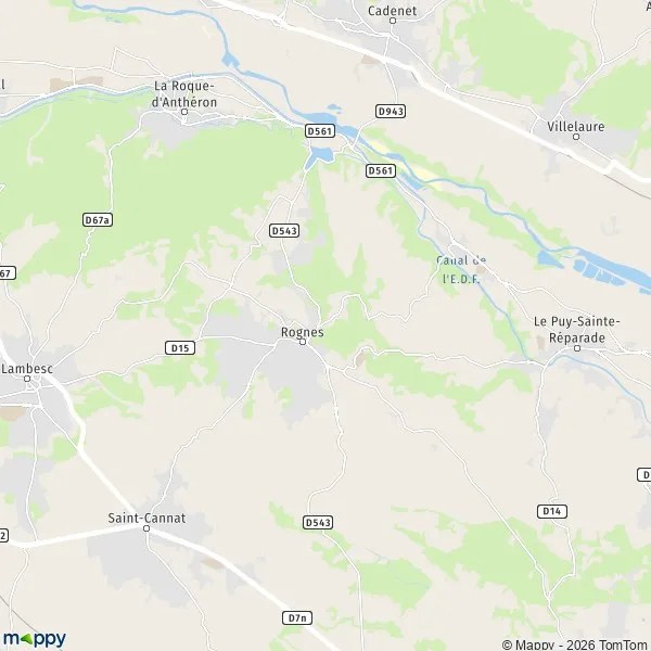 Pain Points De "Carte Rognes" Plan rognes carte de rognes (13840) et infos pratiques