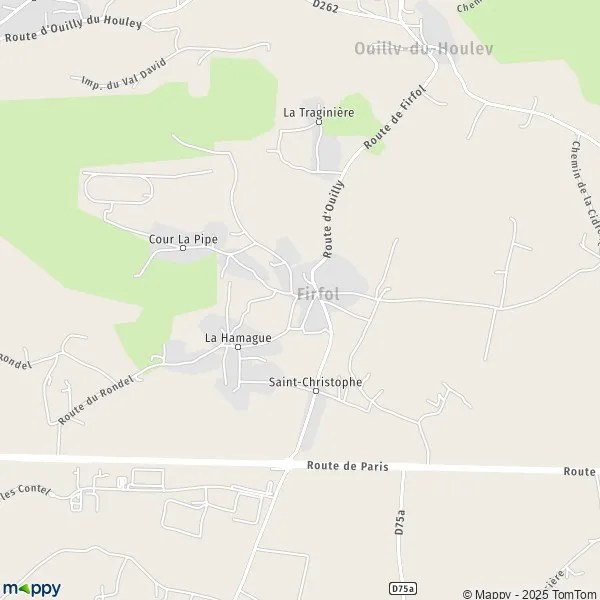 Plan Firfol carte de Firfol (14100) et infos pratiques