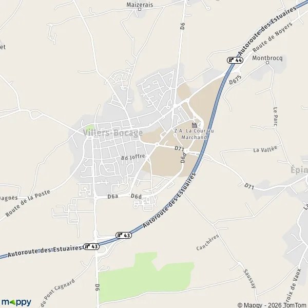 Plan villersbocage carte de villersbocage (14310) et infos pratiques