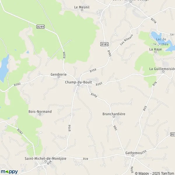 Plan champduboult carte de champduboult (14380) et infos pratiques