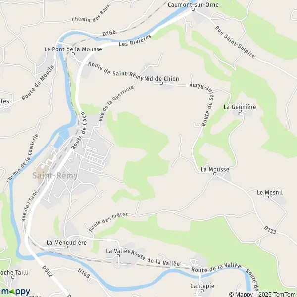 Plan SaintRémy carte de SaintRémy (14570) et infos pratiques