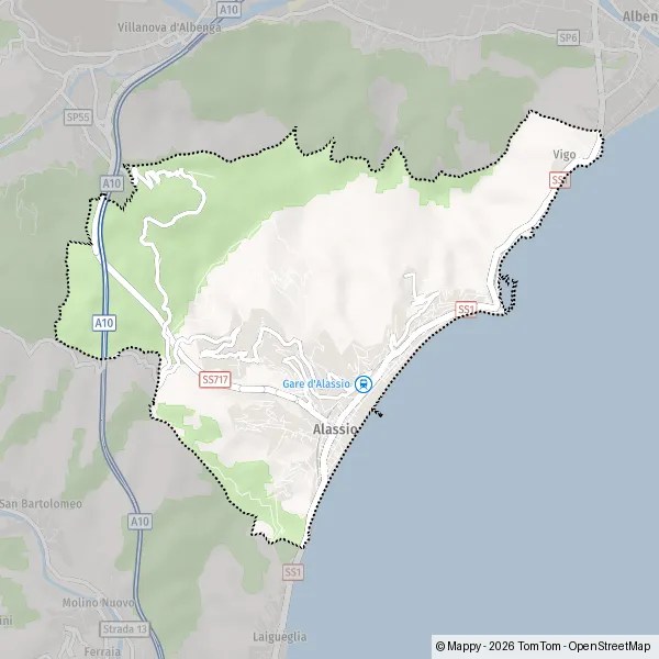 Les Défis De Alassio Italie Carte Plan alassio carte de alassio (17021) et infos pratiques