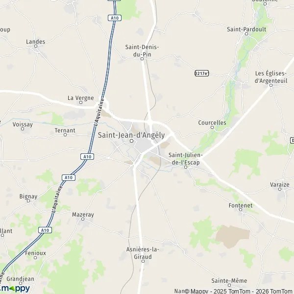 Les Défis De Saint Jean D'angély Plan saintjeandangely carte de saintjeandangely (17400) et