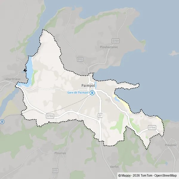 Plan Paimpol carte de Paimpol (22500) et infos pratiques