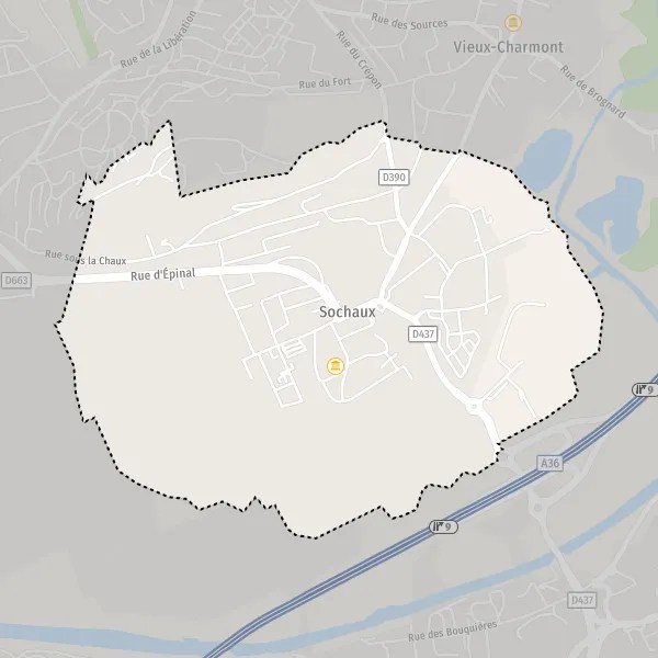 Pain Points De "Sochaux Carte Géographique" Plan sochaux carte de sochaux (25600) et infos pratiques
