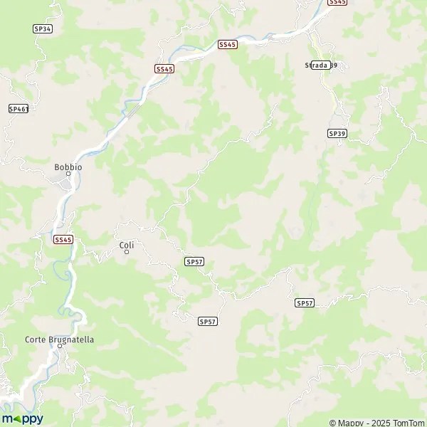 Plan Coli : carte de Coli (29020) et infos pratiques