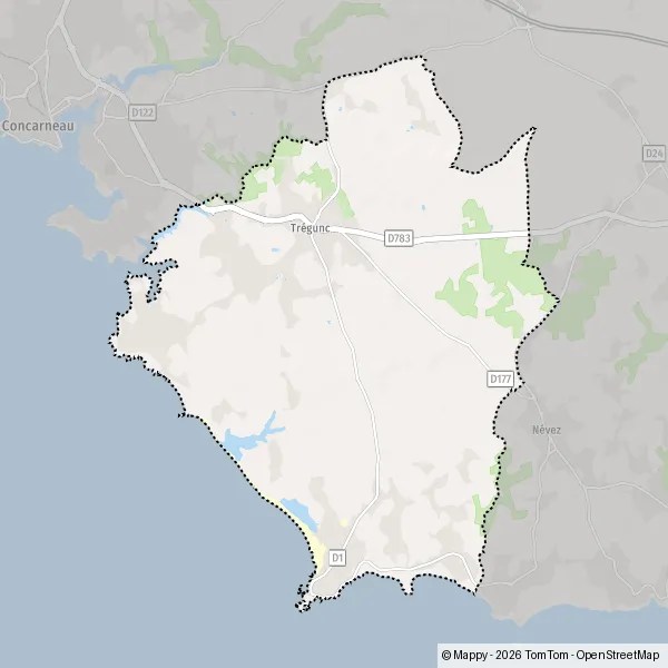 Les Points Forts De Tregunc Bretagne Carte Plan tregunc carte de tregunc (29910) et infos pratiques
