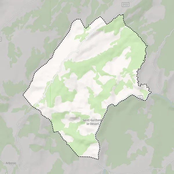 Plan SaintGuilhemleDésert carte de SaintGuilhemleDésert (34150
