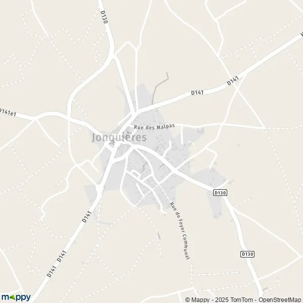 Plan jonquieres carte de jonquieres (34725) et infos pratiques