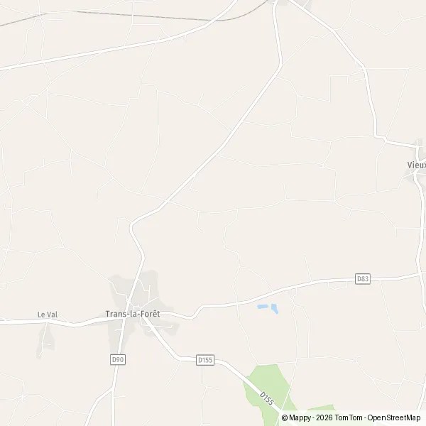 Plan La Vallée carte de La Vallée (35610) et infos pratiques