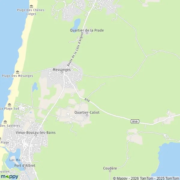 Carte Messanges Landes Plan messanges carte de messanges (40660) et infos pratiques
