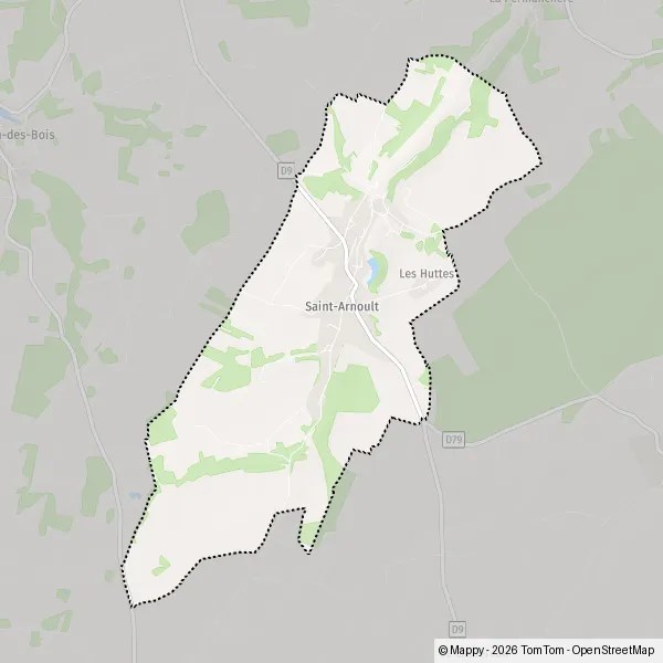 Plan SaintArnoult carte de SaintArnoult (41800) et infos pratiques
