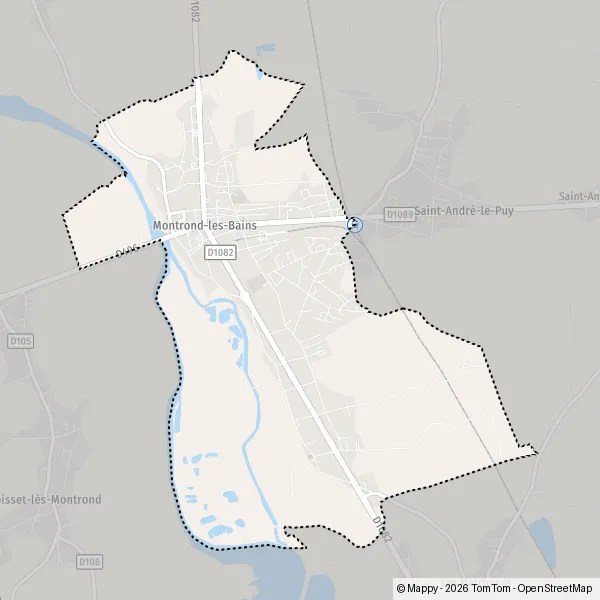 Plan montrondlesbains carte de montrondlesbains (42210) et infos
