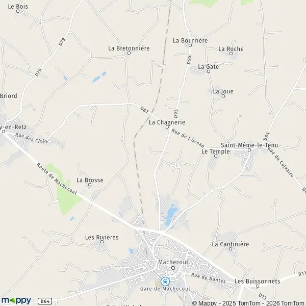 Plan SaintLazare carte de SaintLazare (44270) et infos pratiques