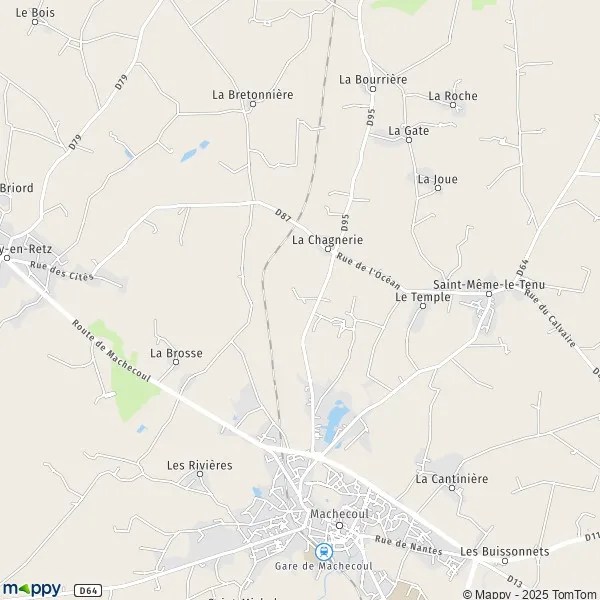 Plan SaintLazare carte de SaintLazare (44270) et infos pratiques