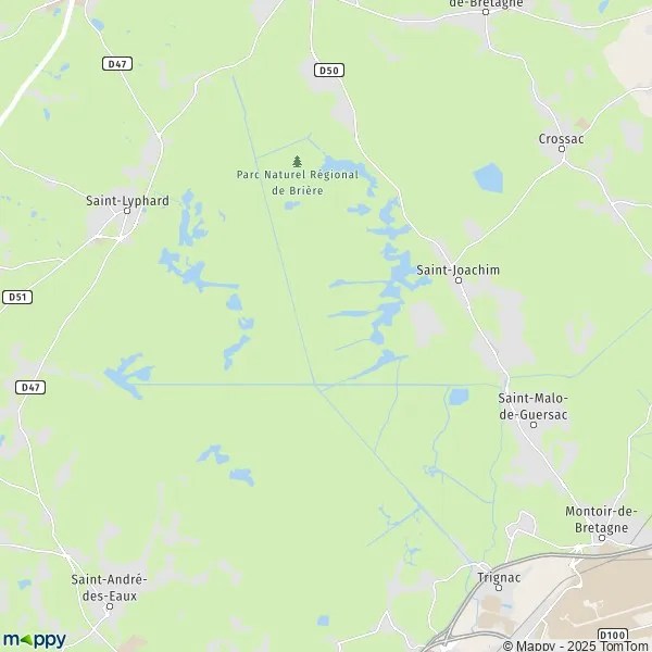 Plan SaintJoachim carte de SaintJoachim (44720) et infos pratiques