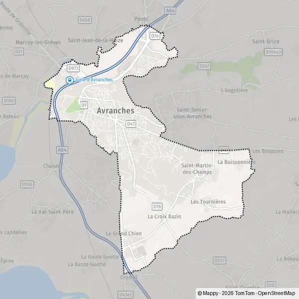 Les Défis De Carte D'avranches Plan avranches carte de avranches (50300) et infos pratiques