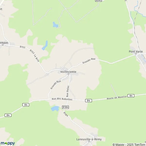 Plan La Motte carte de La Motte (52130) et infos pratiques