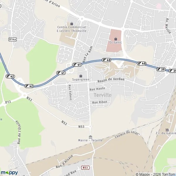 Les Défis De Voyager À "Terville Carte" Plan terville carte de terville (57180) et infos pratiques