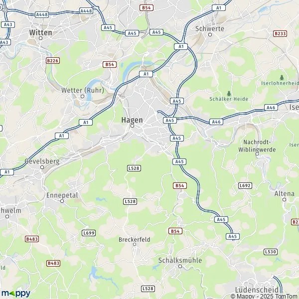 Plan Hagen carte de Hagen (58089) et infos pratiques