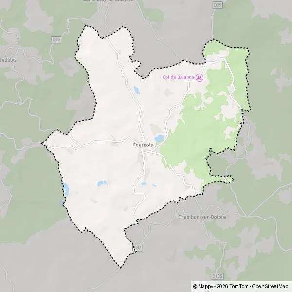 Les Défis De Fournols D'auvergne Plan fournols carte de fournols (63980) et infos pratiques