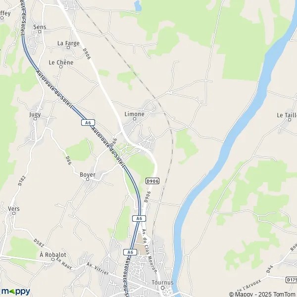 Plan boyer carte de boyer (71700) et infos pratiques