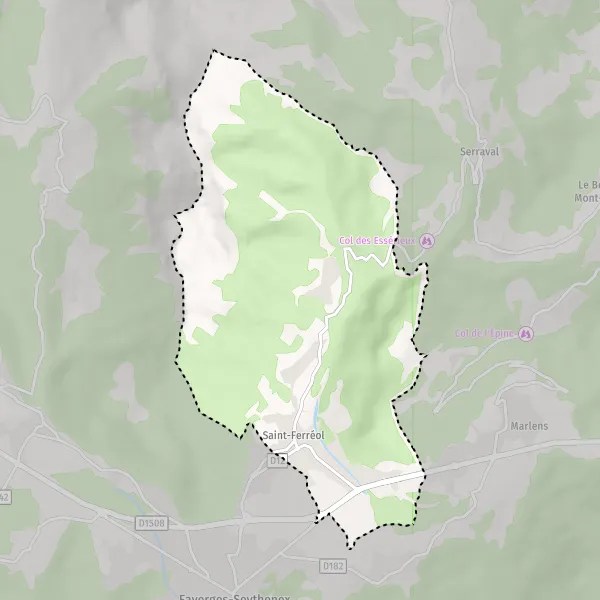 Plan SaintFerréol carte de SaintFerréol (74210) et infos pratiques