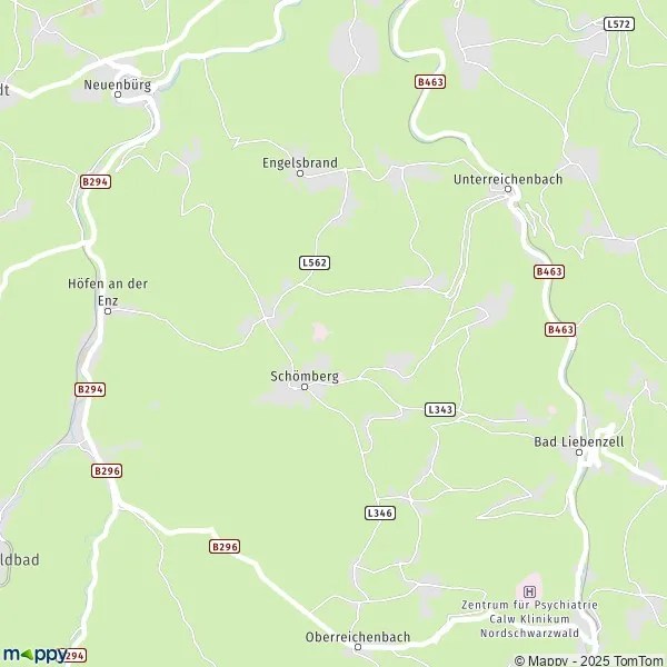 Plan Schömberg carte de Schömberg (75323) et infos pratiques