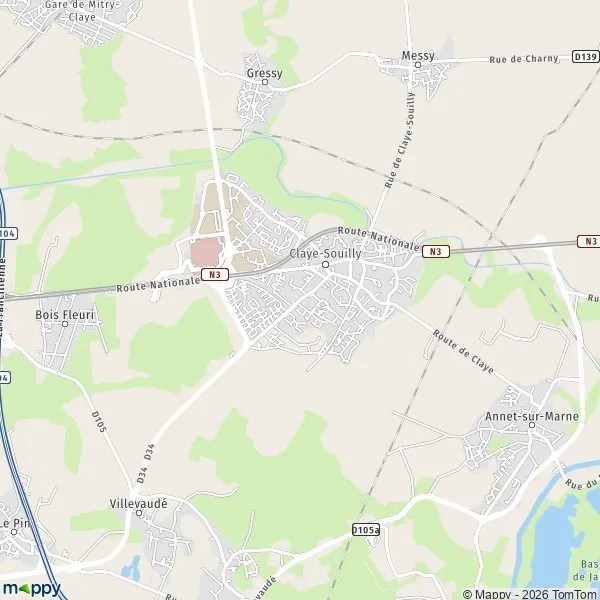 Pain Points De Plan De Claye Souilly Plan clayesouilly carte de clayesouilly (77410) et infos pratiques